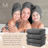 4-Piece Turkish Bath Towel Set: Extra Large, Ultra-Soft & Highly Absorbent, Premium Cotton, Oversized Luxury, Thick & Plush